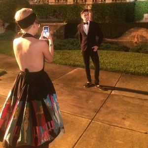 Pinup Girl Clothing Jenny Skirt Burlesque print